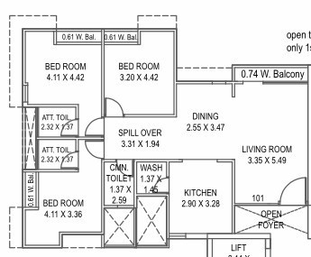  sparsh Floor Plan Floor Plan