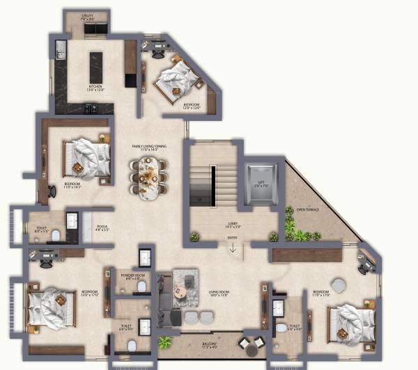  the-element Floor Plan Floor Plan