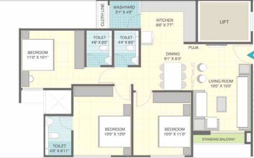 Floor Plan marigold Floor Plan Floor Plan