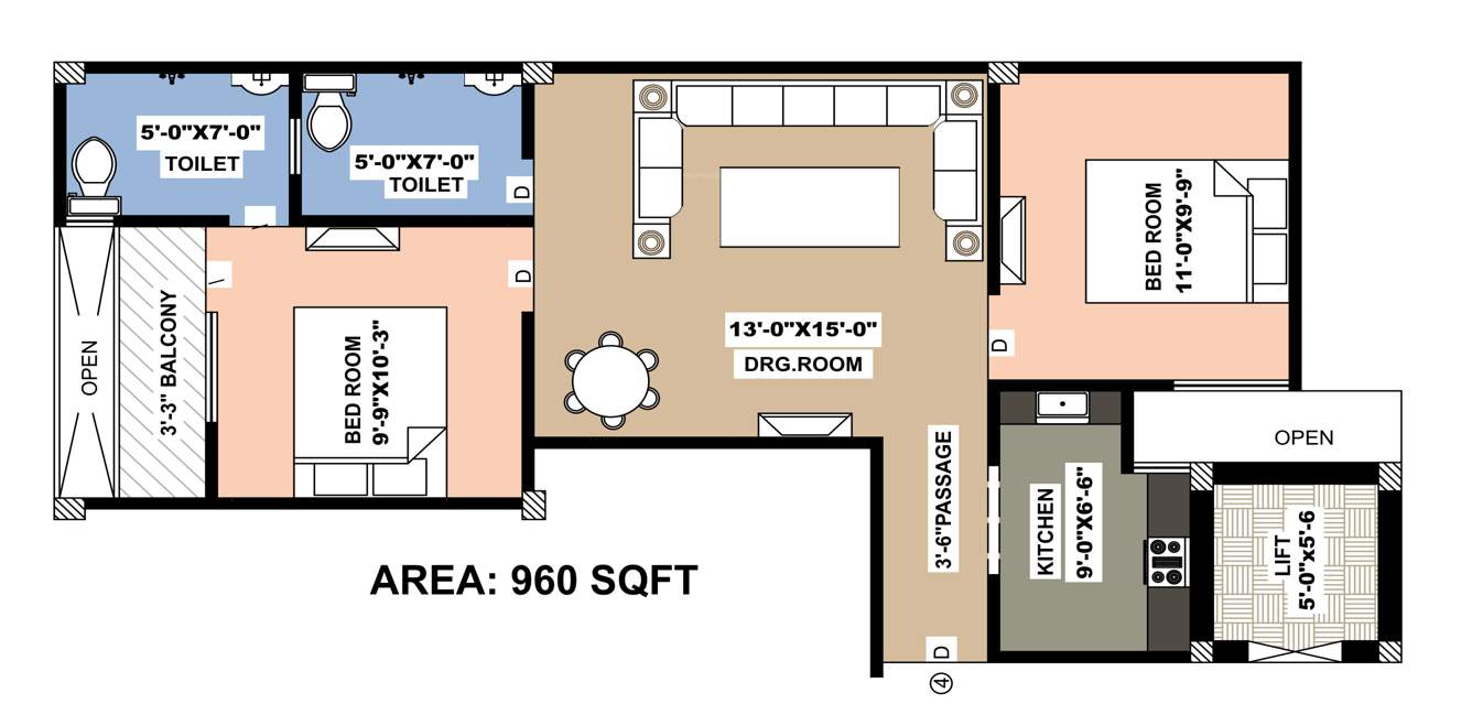 shivalik tower Floor Plan Floor Plan