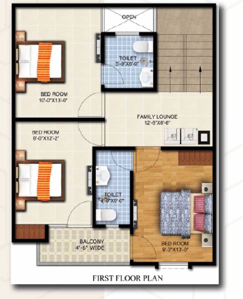 First Floor Plan aarohi-villa Floor Plan First Floor Plan