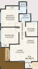  unnathi-woods-phase-iii-c1 Floor Plan Floor Plan