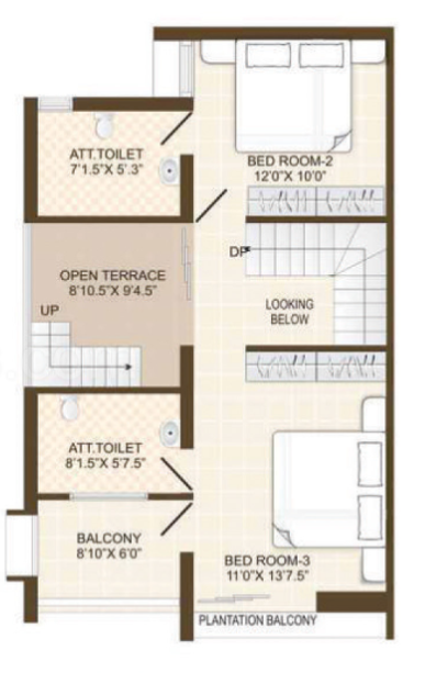 First Floor Plan vraj gopi residency Floor Plan First Floor Plan