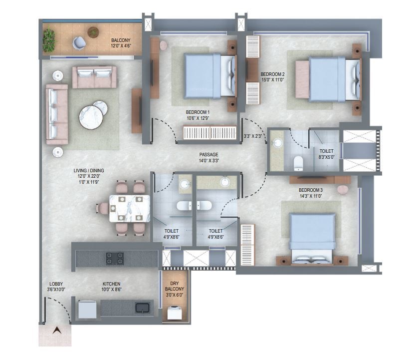  boulevard chembur wing a Floor Plan Floor Plan