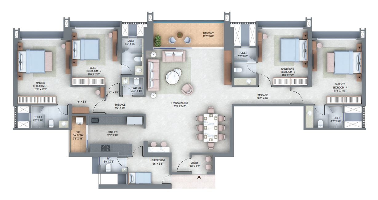  boulevard chembur wing a Floor Plan Floor Plan