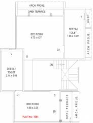  aathrva-enclave Floor Plan Upper Level Penthouse Plan