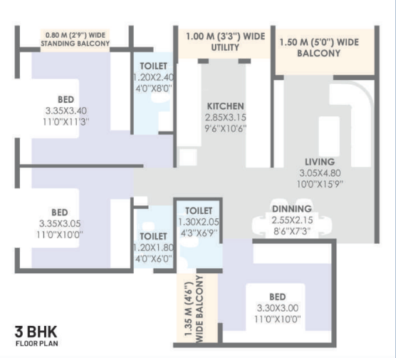  vraj samarth sky Floor Plan Floor Plan