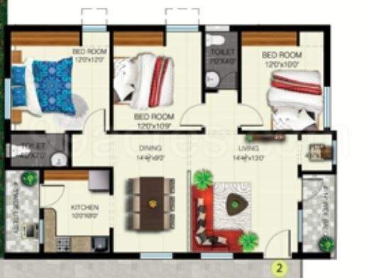  chaitanya grand Floor Plan Floor Plan