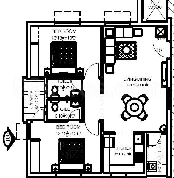  chaitanya grand Floor Plan Floor Plan