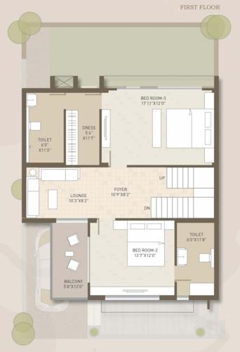  shree-four Floor Plan First Floor Plan