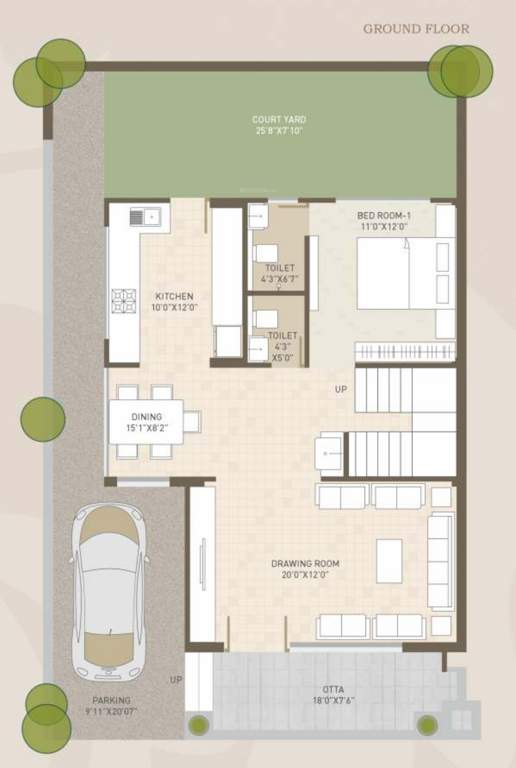  shree four Floor Plan Ground Floor Plan