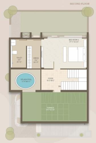  shree-four Floor Plan Second Floor Plan