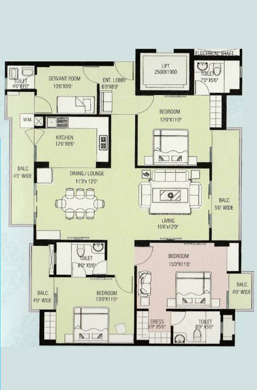 Floor Plan kings court Floor Plan Floor Plan
