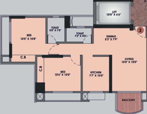  marigold-b-wing Floor Plan Floor Plan