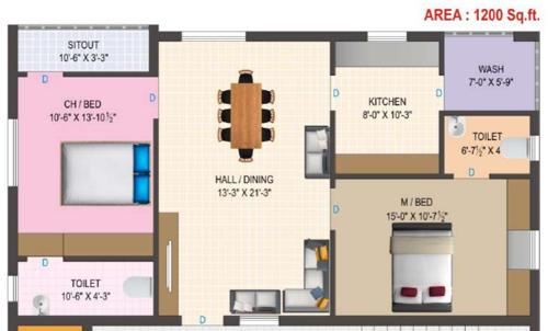  nidhyanidhi-enclave Floor Plan Floor Plan
