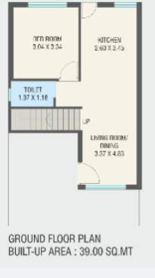 the manjalpur crossway Floor Plan Ground Floor Plan
