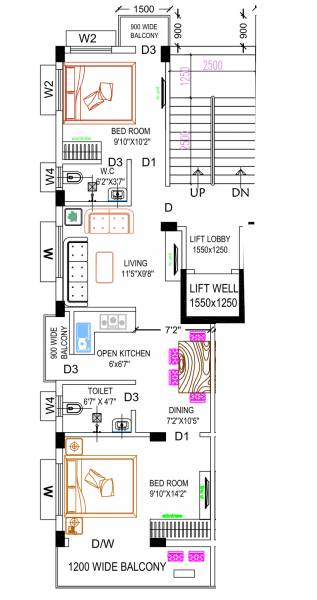  good-luck-co-operative-society Floor Plan Floor Plan