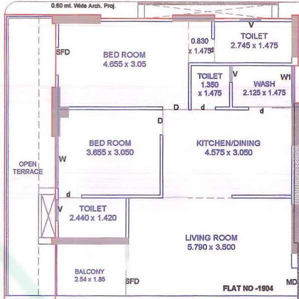  rajhans unica Floor Plan Floor Plan