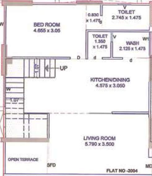  rajhans unica Floor Plan Lower Level Penthouse Plan