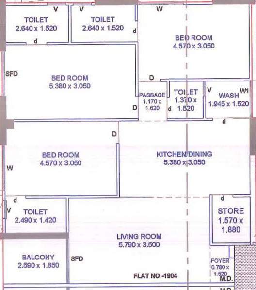  rajhans unica Floor Plan Floor Plan