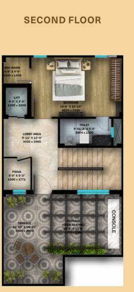  rudraksh-paradise Floor Plan Second Floor Plan