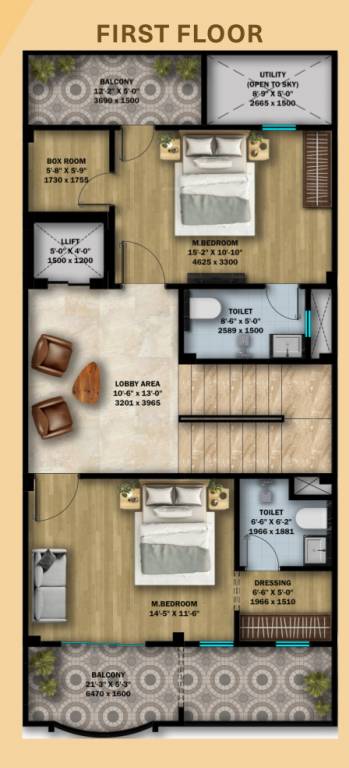  rudraksh paradise Floor Plan First Floor Plan