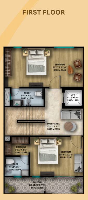  rudraksh paradise Floor Plan First Floor Plan