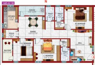  dharani-residency Floor Plan Floor Plan