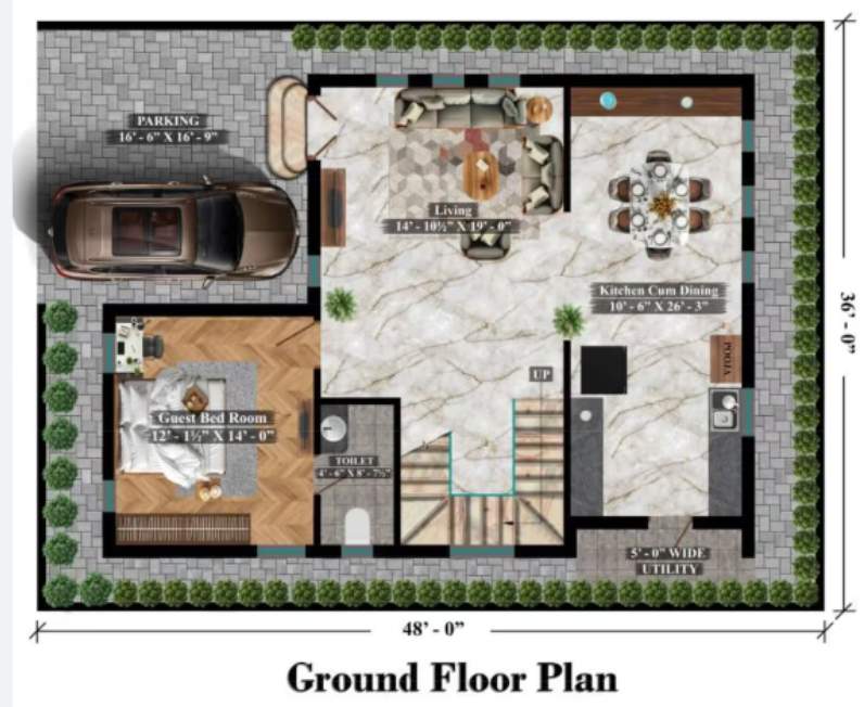 leela vamsi s royal city Floor Plan Ground Floor Plan