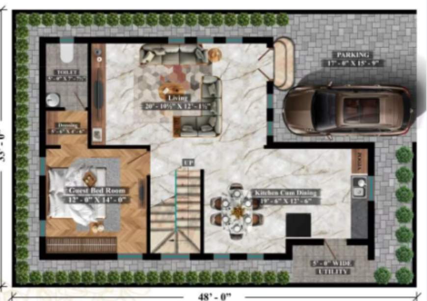 leela vamsi s royal city Floor Plan Ground Floor Plan