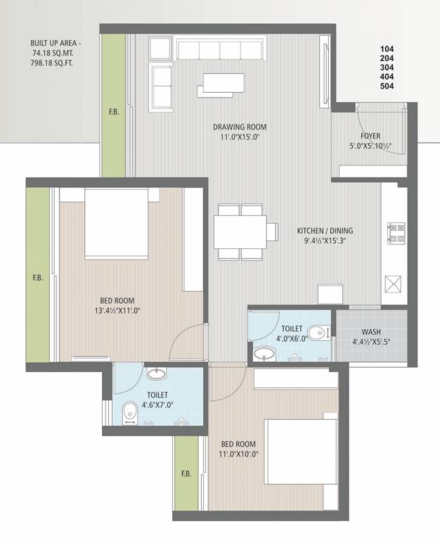 Floor Plan samruddhi residency Floor Plan Floor Plan