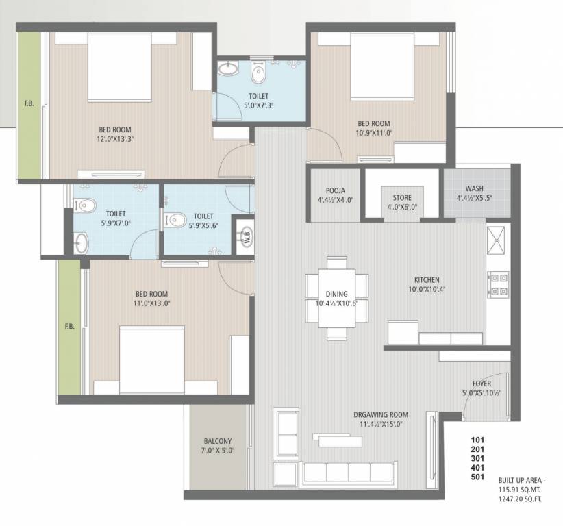 Floor Plan samruddhi residency Floor Plan Floor Plan