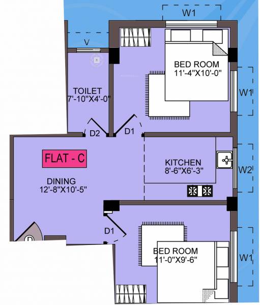  sagar-apartment Floor Plan Floor Plan
