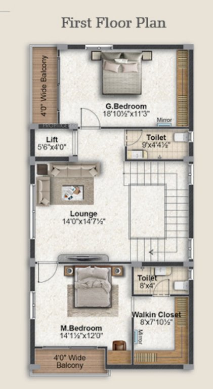  paras prem homes Floor Plan First Floor Plan