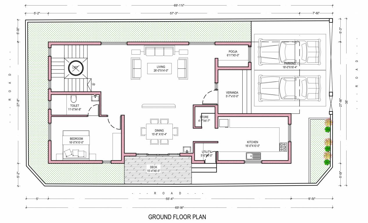  amber Floor Plan Ground Floor Plan