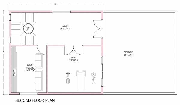 Second Floor Plan amber Floor Plan Second Floor Plan