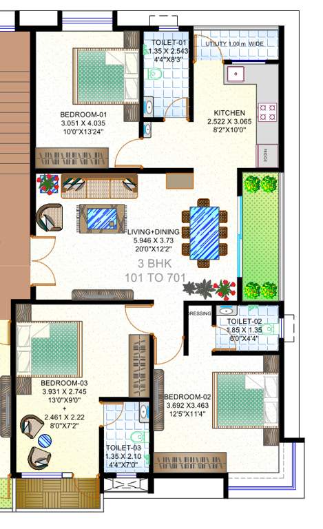  mangalmurti iii Floor Plan Floor Plan