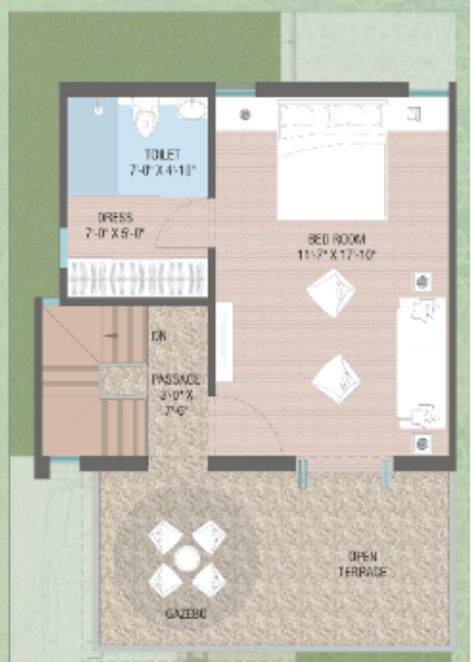  rhythm-bunglows Floor Plan Second Floor Plan