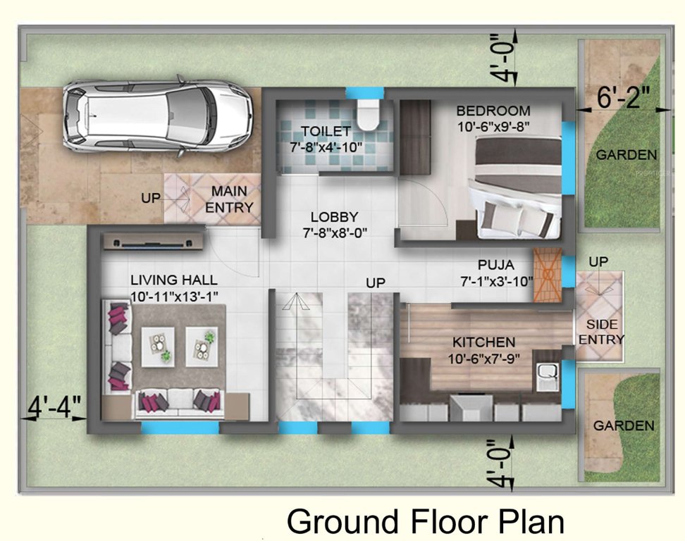  nand nagari Floor Plan Ground Floor Plan