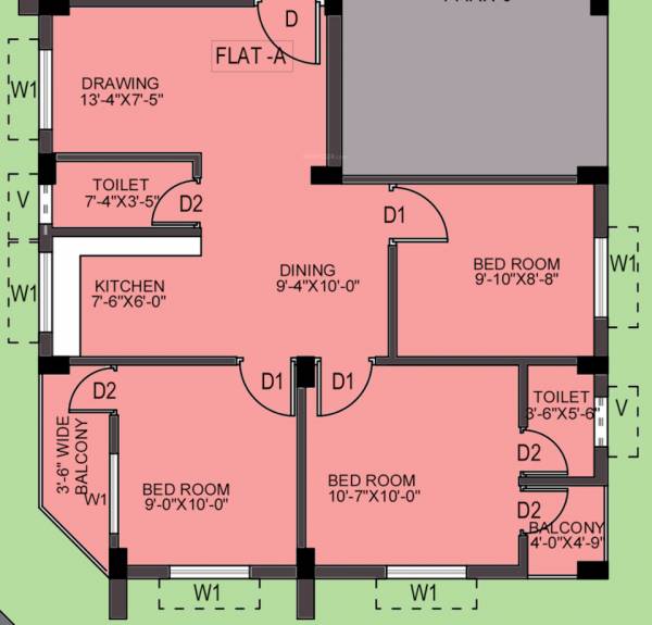  usha-apartment Floor Plan Floor Plan