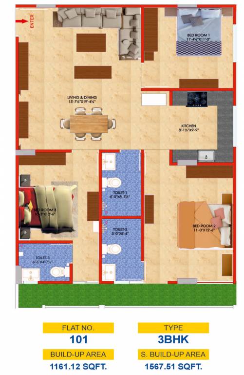  sunrise heights Floor Plan Floor Plan