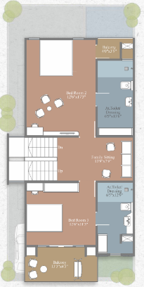  shantam-villa Floor Plan First Floor Plan