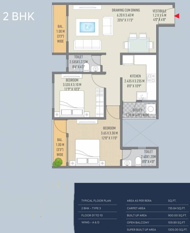 aaditya residency Floor Plan Floor Plan