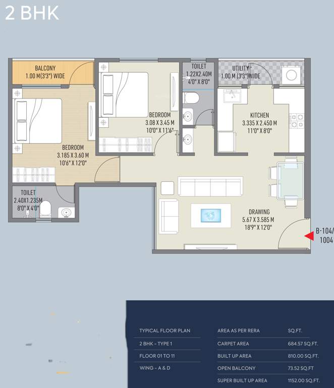  aaditya residency Floor Plan Floor Plan