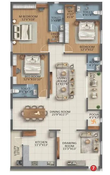  yashodas-gokulam Floor Plan Floor Plan