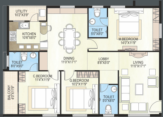  vivanta-central-court Floor Plan Floor Plan