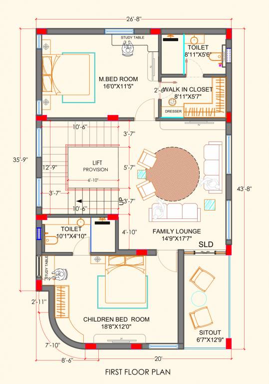  akshaya serenity Floor Plan First Floor Plan