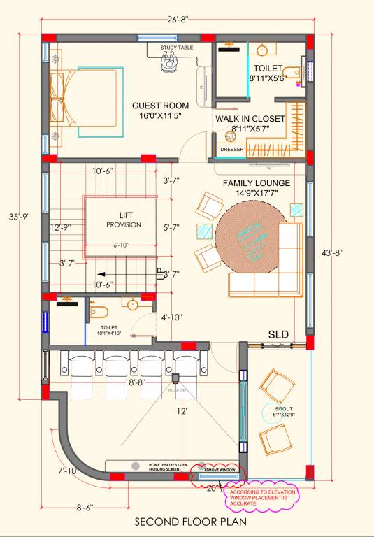  akshaya serenity Floor Plan Second Floor Plan