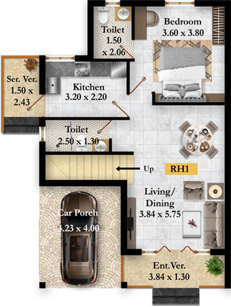  pearl complex Floor Plan Ground Floor Plan