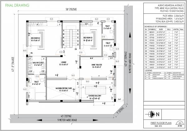  nisarga-avenue-phase-2 Floor Plan First Floor Plan